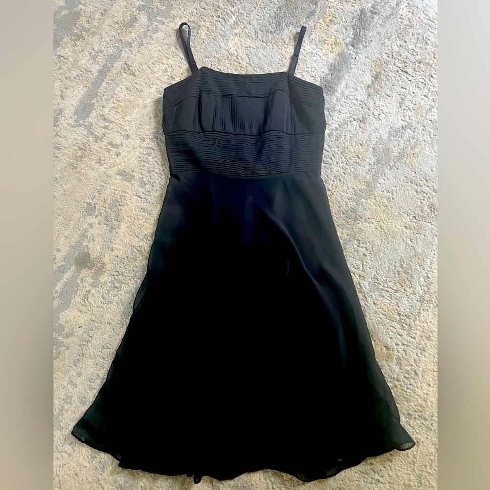 WHBM Elegant Black Dress Size 6 Perfect LBD foe Coffee and Thee